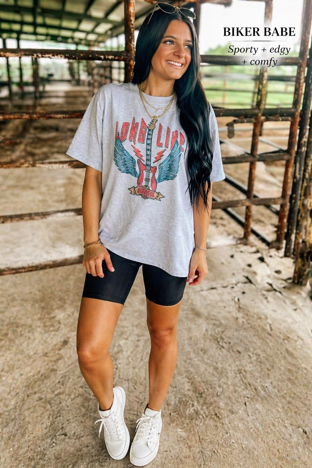 Western Graphic Tee – Vintage Cowgirl Country Concert Shirt (Oversized Fit)