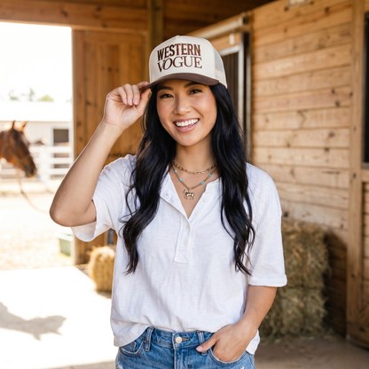 Western Vogue Trucker Hat | Women’s Western Baseball Cap
