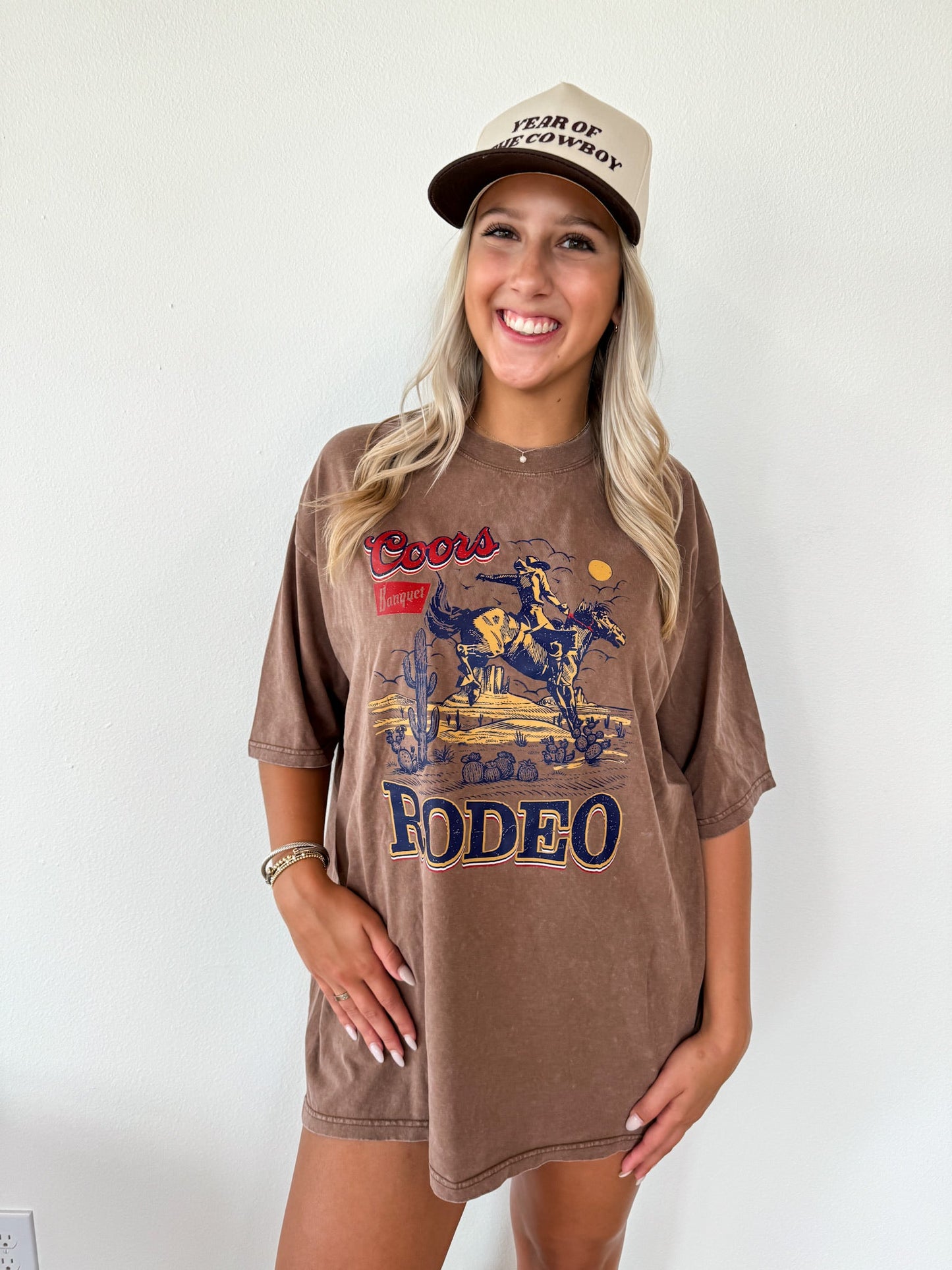 Vintage Rodeo Western Graphic Tee – Cowboy Bronco Country T-Shirt